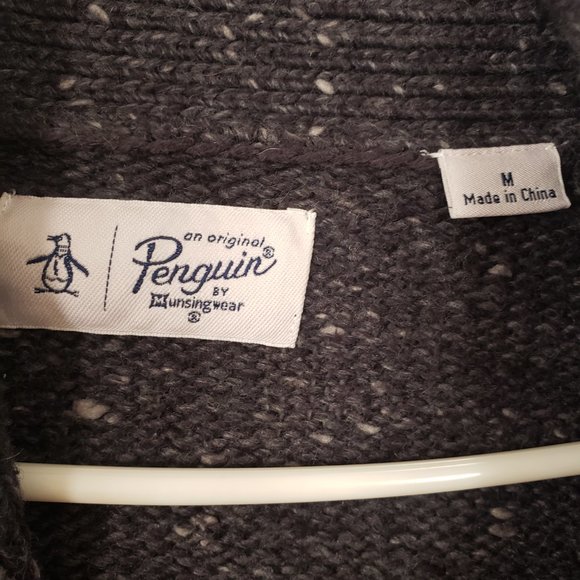 Original Penguin Cardigan Sweater - Med - Picture 2 of 6